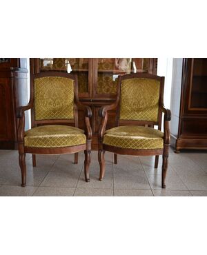 First Empire armchairs     