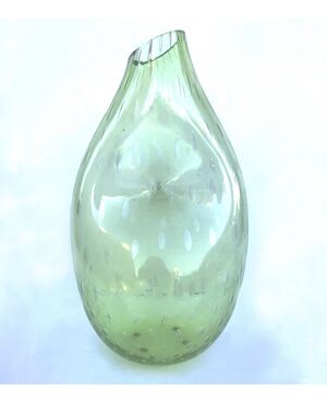 Green vase 90s Made in Italy     