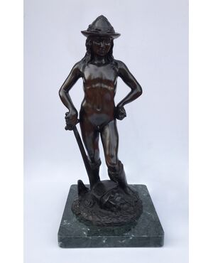 Bronze sculpture &quot;David&quot;, 20th century     