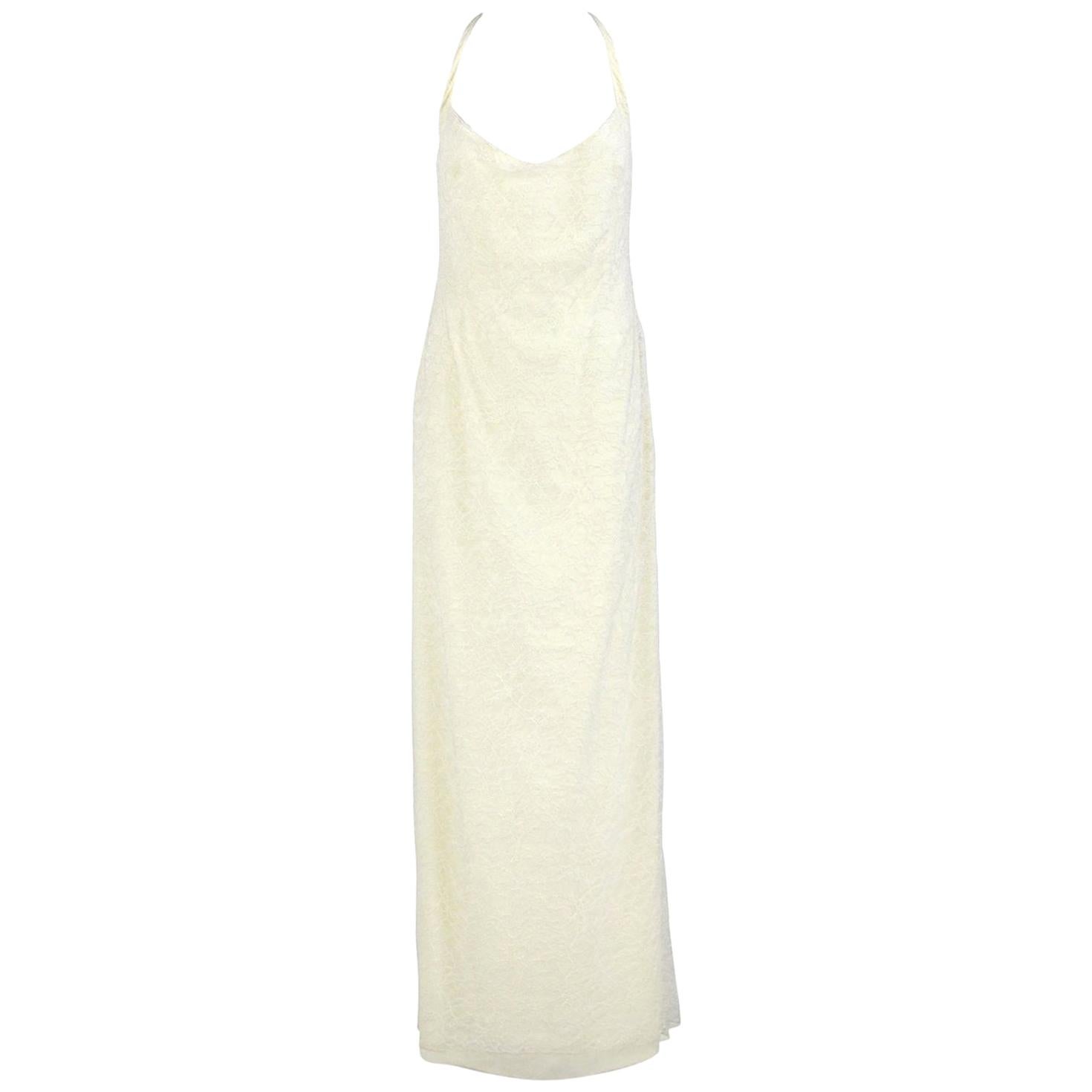 Armani Ivory Silk Wedding Dress, 2000s - Vintage clothing