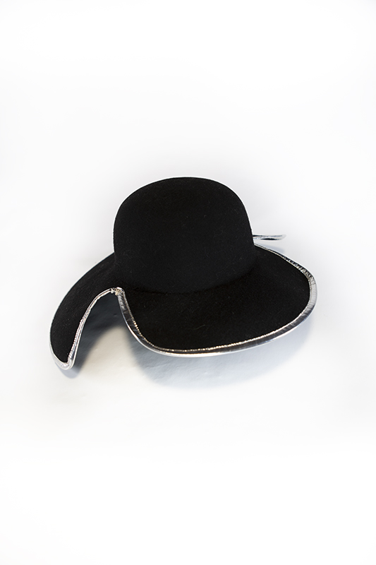 “Charles Jourdan” – Paris – Made in France – cappello in feltro nero ...