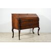 Elegant flap cabinet in walnut finely carved with rocaille motifs, early 18th century     