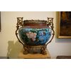 Cloisonné vase mounted on gilt bronze, France 19th century     
