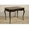 Lacquered wooden desk, Louis XV style, France, late 19th - early 20th century     