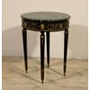 Tavolino neoclassico in legno intagliato, laccato e dorato, Toscana fine XVIII secolo 