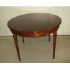 Oval table in antique walnut, extendable. Late 1800s.     