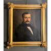 Dipinto olio su tela - ritratto maschile 