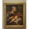 SAN GIUSEPPE OIL ON CANVAS WITH CHILD-VENETO     