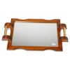 Vassoio rettangolare Déco in legno - O/5954 -