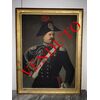 Large painting, oil on canvas raff: portrait of Carabiniere.     