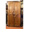 ptci291 portoncino da ingresso in noce, mis. cm L 110 x H 235