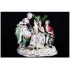 Gruppo in porcellana Meissen raffigurante una scena di vita familiare