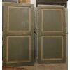  pte142 - n. 5 porte laccate verdi, epoca '800, misure diverse 