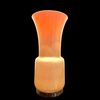 Vaso in vetro incamiciato lattimo-rosa con foglia oro.Tomaso Buzzi ,serie ‘aurati’,Manifattura Venini Murano.