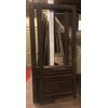 neg056 - coppia di porte da negozio in noce, epoca '800, cm L 95 x H 246