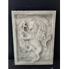 Esclusiva mattonella in marmo d'Istria - Leone di S. Marco con la croce - 60 x 44 cm