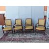 N. 4 POLTRONE STILE IMPERO EPOCA 800 IN MOGANO