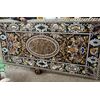 Spettacolare Piano fiorentino in marmi pregiati intarsiati - 250 x 120 x 3 cm