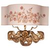 Lampada da parete con antico fregio in legno dorato - O/6993 -