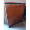 Secretaire in betulla e legno ebanizzato.