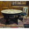  tav266 - tavolo Novecentesco con 4 sedie, misura cm 111 x H 68  