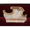 ELEGANTE FREGIO DIPINTO E FOGLIA D'ORO