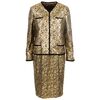 Valentino Night Floral Brocade Jacket and Dress Suit - '80s