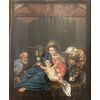 Natività scuola lombarda XVII sec.  olio su tavola; 47x37 cm.  