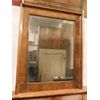 specc437 - specchiera in legno di noce lastronato, epoca  '800, misura cm L 104 x H 129
