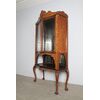 Antica vetrina a specchi Olanda fine XIX sec . Noce e intarsi in boise de rose .Mis 104 x 36 Altezza cm 193 