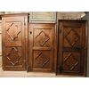 pts806 - N. 3 porte in pioppo, epoca '700, diverse misure