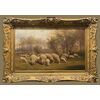 Samuel Simpson Carr (1837-1908) - Gregge di pecore