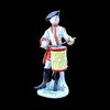 Scultura in porcellana raffigurante un tamburino.Meissen.Germania.