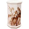Vaso in ceramica artistica dipinto a mano 1980 circa