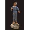 Scuola spagnola (XIX) - Magnifica scultura di Gesù Bambino a grandezza naturale