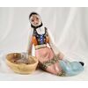 Figura in ceramica "Sorriso Siciliano". C.I.A. Manna.