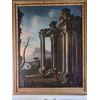 Alessandro Salucci (Fi.1590 - Ro.1657) "Capriccio architettonico con figure alla fonte"