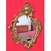 Small gilt bronze mirror