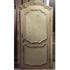 PTL419 - Porta barocca in legno di noce laccato, con telaio, epoca '700, misura con telaio cm L 125 x H cm 235, luce cm L 100 x H cm 220