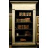 LIB142 - N. 2 librerie laccate e dipinte, epoca '800, mis. cm L 142 x H 268