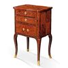 Center cabinet in violet wood, Turin, Louis XV period, Mid-18th century