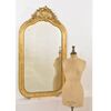 SPECCHIO ANTICO, SPECCHIERA ANTICA LUIGI FILIPPO, CORNICE DORATA, XIX SECOLO. (SPC160)