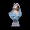 Busto di figura femminile in terracotta.Firma Rene’ Charles Masse.( 1855-1913).Francia.