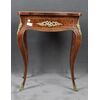 Toilette francese del 1800 stile Luigi XV in palissandro con bronzi e intarsio a marquetterie 