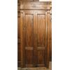  pts480 porta in pioppo restaurata, misura con telaio cm l 105 x h 235 