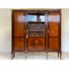 Libreria lastronata intarsiata Napoleone III