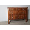 Antico cassettone Impero primi 800 area Lombardo –Emiliana in noce e placcatura. Spettacolare ! rest! Mis 127 x 57 