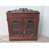 VETRINETTA A DUE PORTE IN PALISSANDRO EPOCA 800 STILE NAPOLEONE III cm L101xP39xH94  altezza con cimasa cm 110