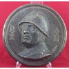 Placca in bronzo raffigurante Benito Mussolini