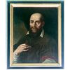 Dipinto olio su tela raffigurante San Francesco di Sales 